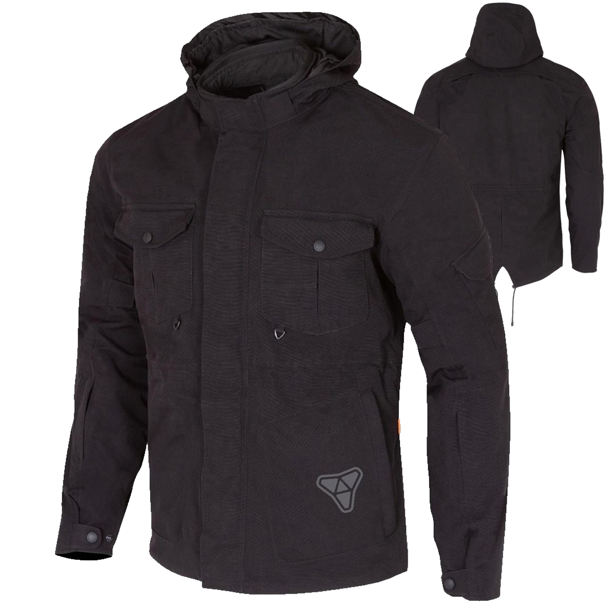 Edmund Vale cotton biker jacket heavy duty canvas riding jacket by Maxler Motosport