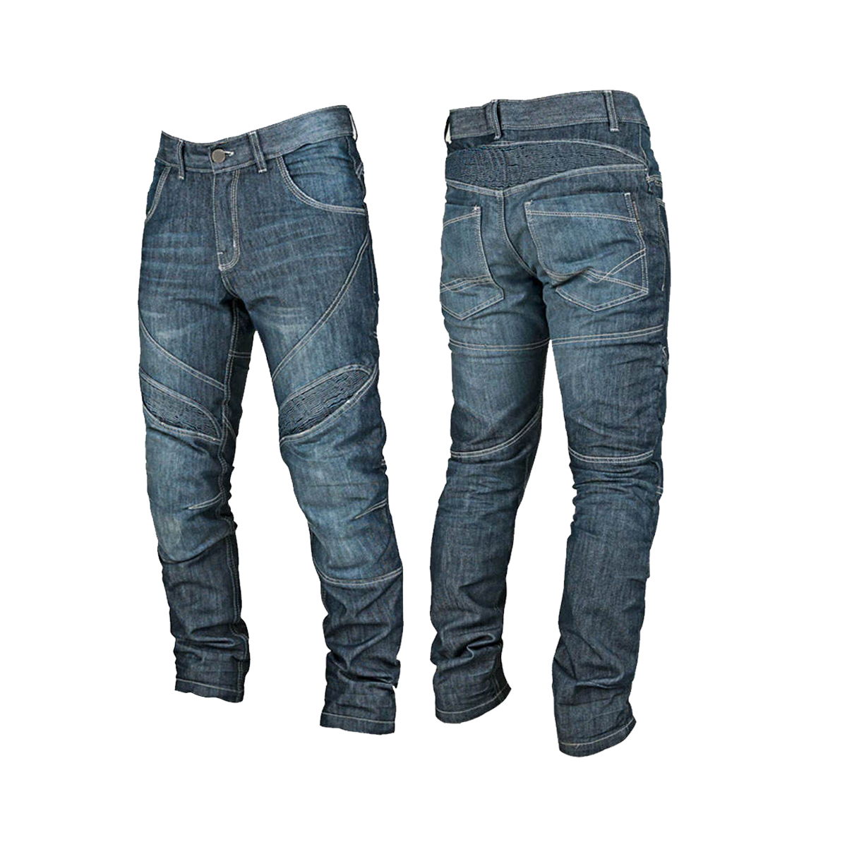 Benedict Vale motorcycle riding denim jeans with reinforced protective panels by Maxler Motosport