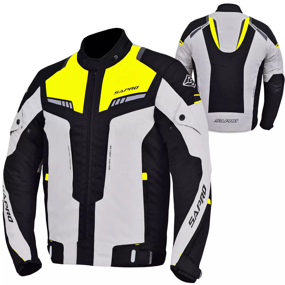 Elric short textile motorcycle jacket for private label textile motorcycle jackets by Maxler Motosport
