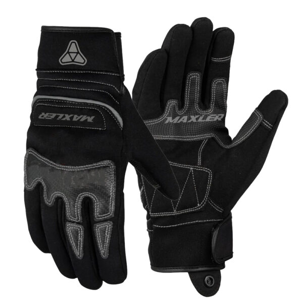 AXION BLACK motorcycle gloves