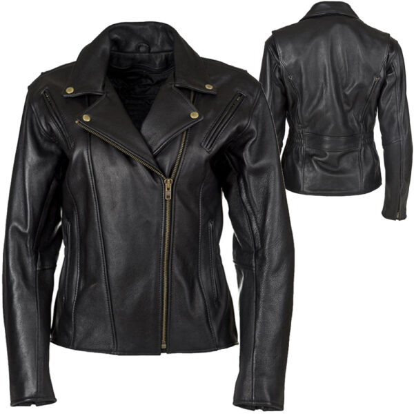 Maxler KINETIX leather motorcycle jacket