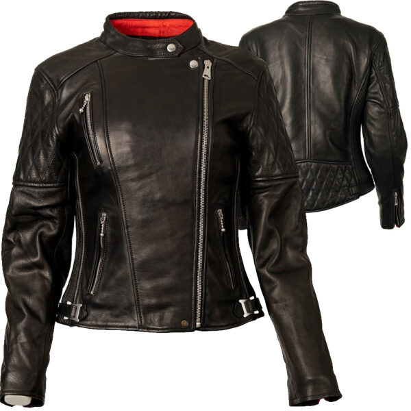 Maxler MECHLORD BLACK leather motorcycle jacket