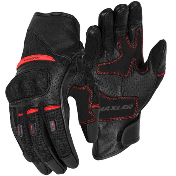 raven motorcycle riding gloves