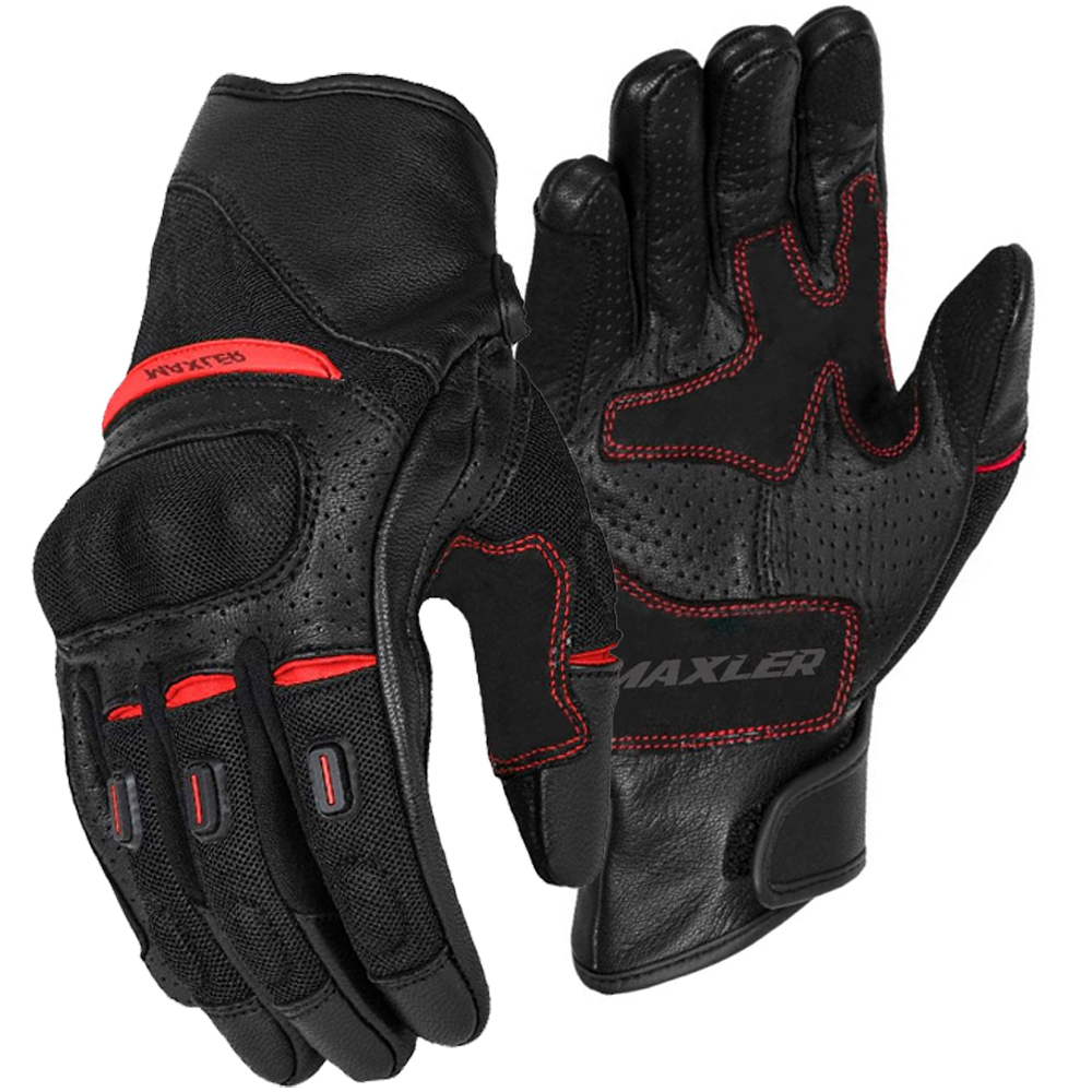 raven motorcycle riding gloves