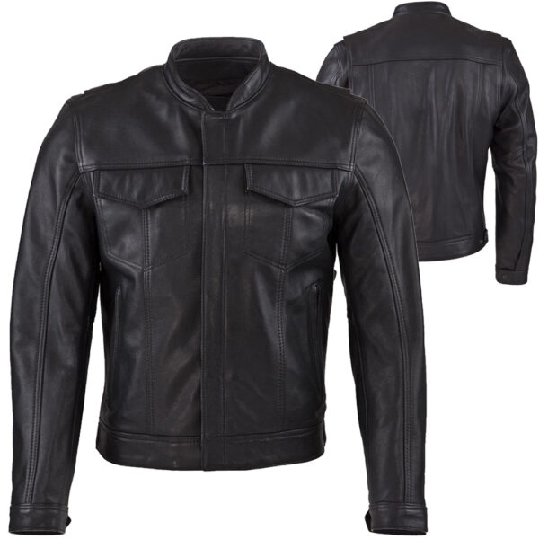 Maxler RAVENSTRIKE leather motorcycle jacket