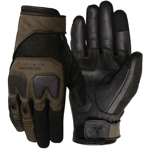 VELOCITY Textile Short Gloves With Leather Palm